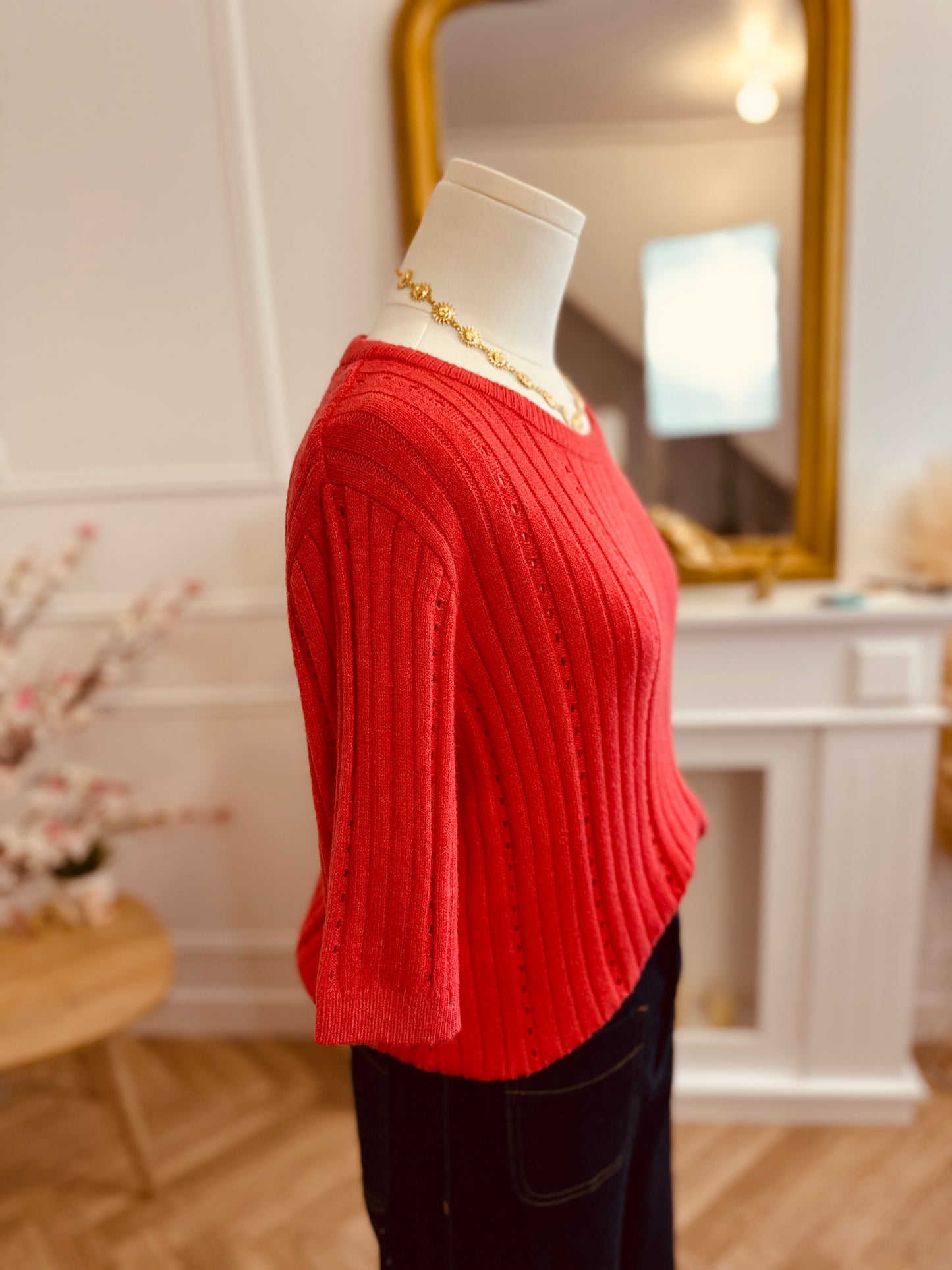 Pull Sella Rose Coquelicot