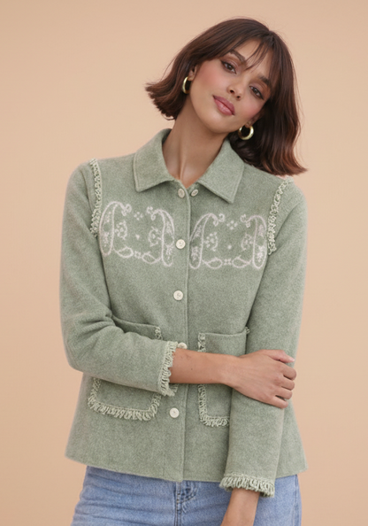 Gilet Nisani Tilleul