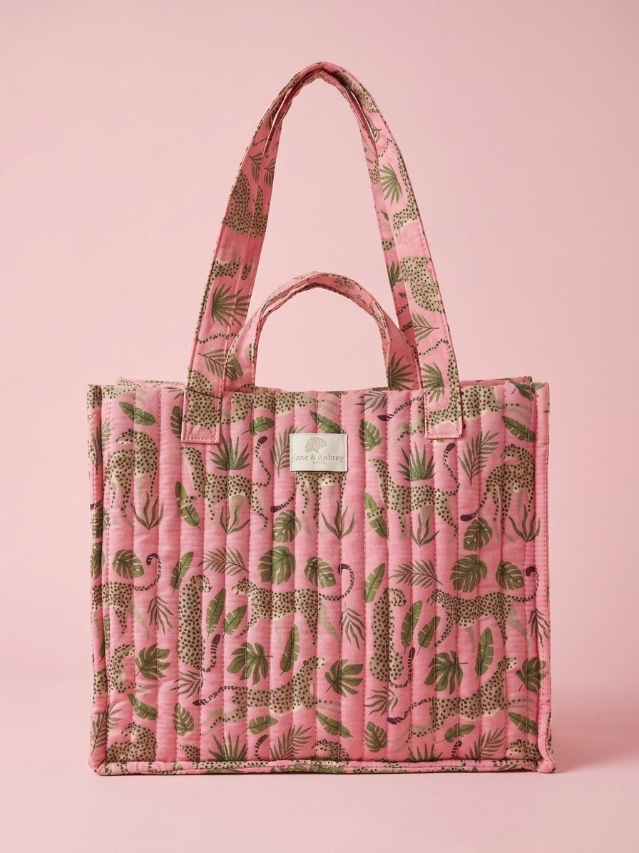 Cabas Jungle Rose