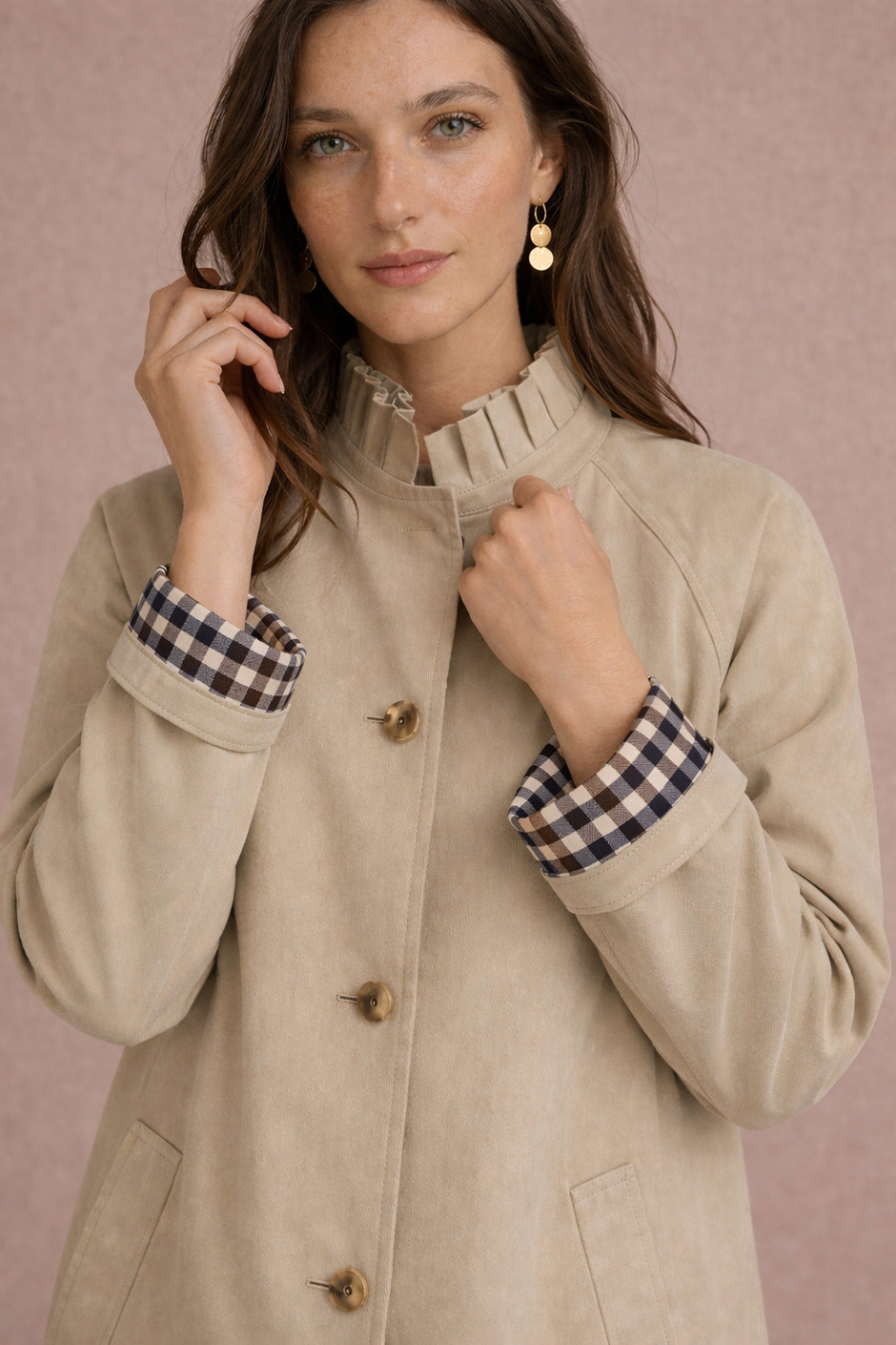 Trench Romane Beige