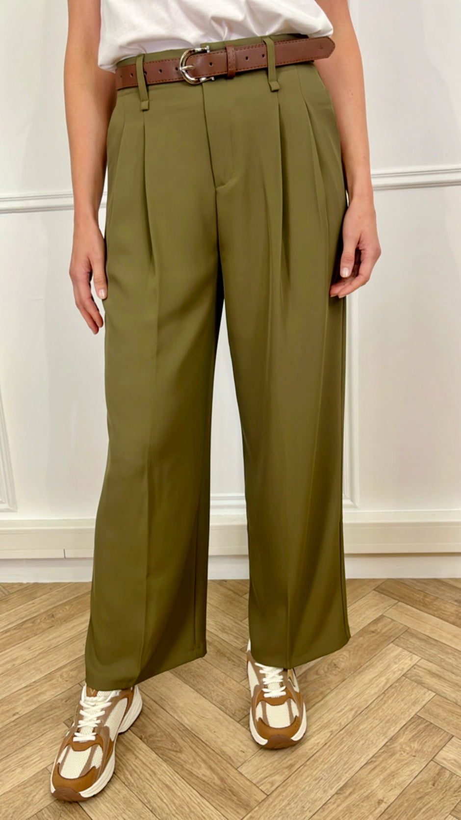 Pantalon Maelia Kaki