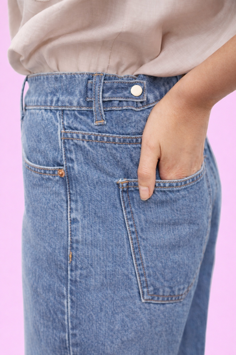 Jean Alix Denim Stone