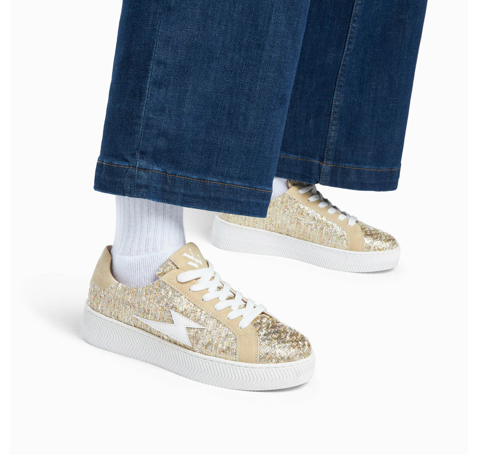 Baskets Eclair Gwen Or à Lacets