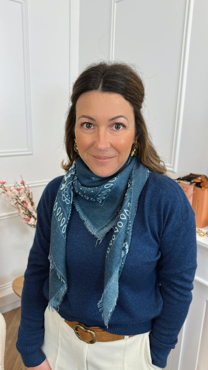 Foulard Brandy Marine