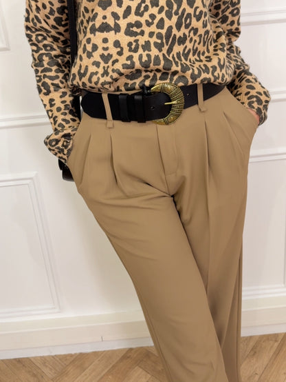 Pantalon Maelia Taupe