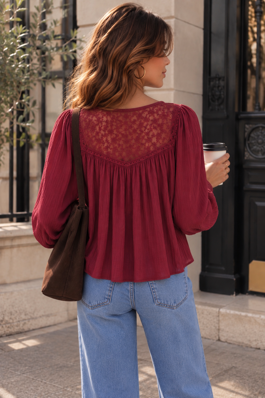Blouse Wendy Framboise