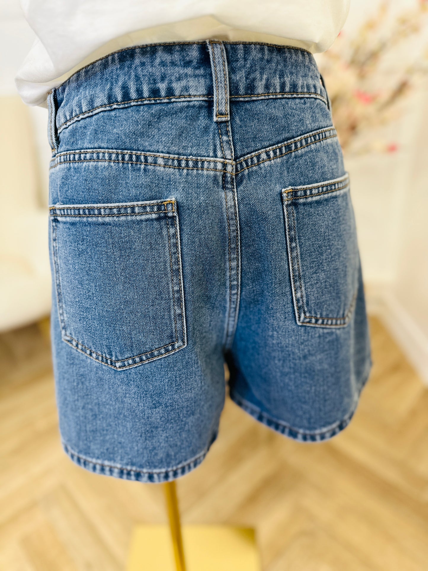 Jupe Short Jadene Denim Stone