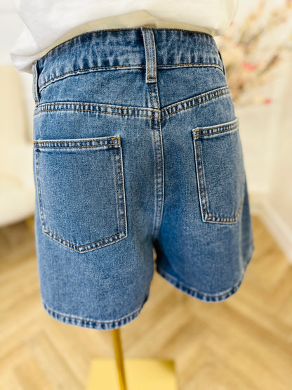 Jupe Short Jadene Denim Stone