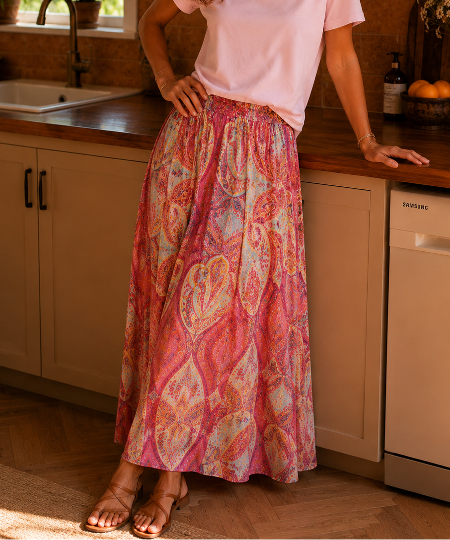 Jupe johanna Corail