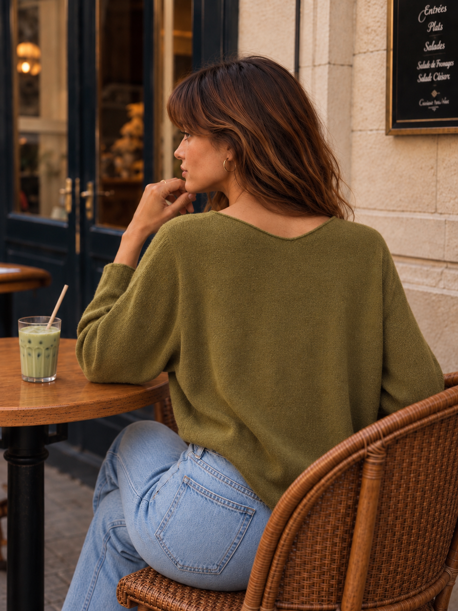 Pull Irene Olive
