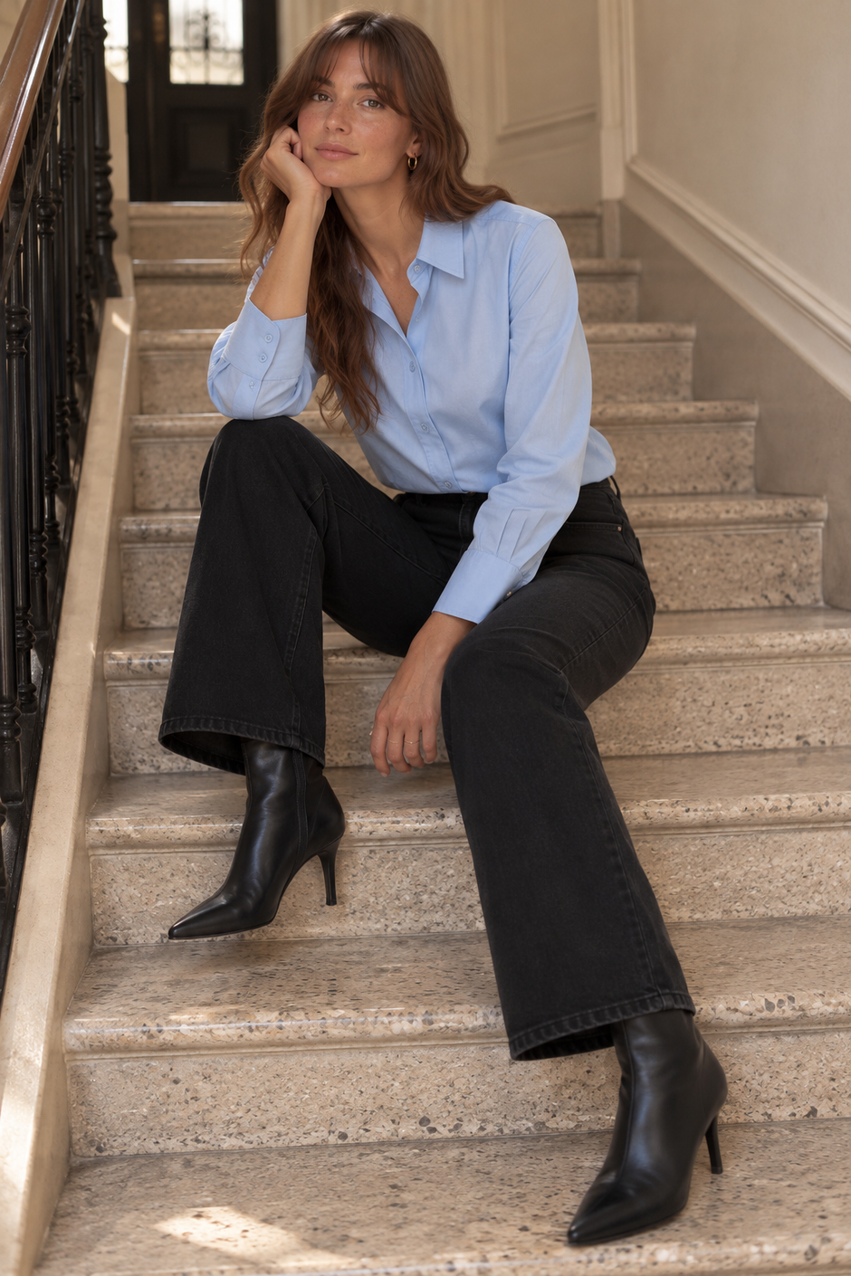 Chemise Cindy Bleue