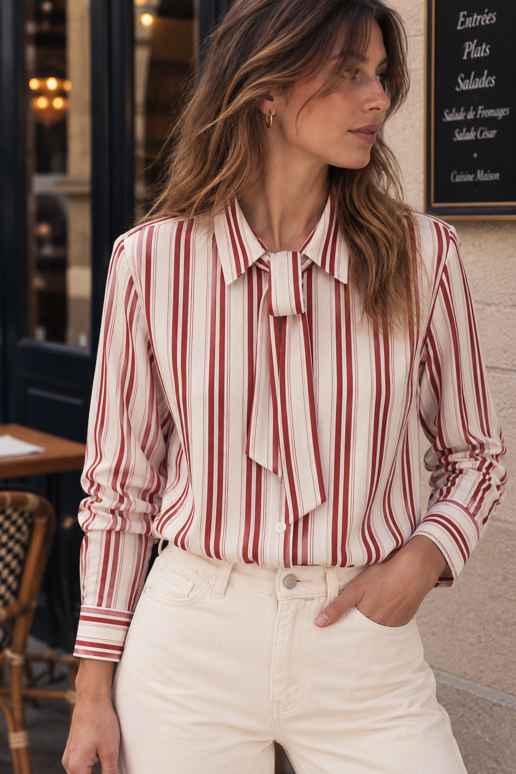 Chemise Cynthia Bordeaux