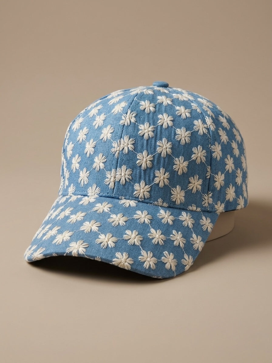 Casquette Jean Fleurs