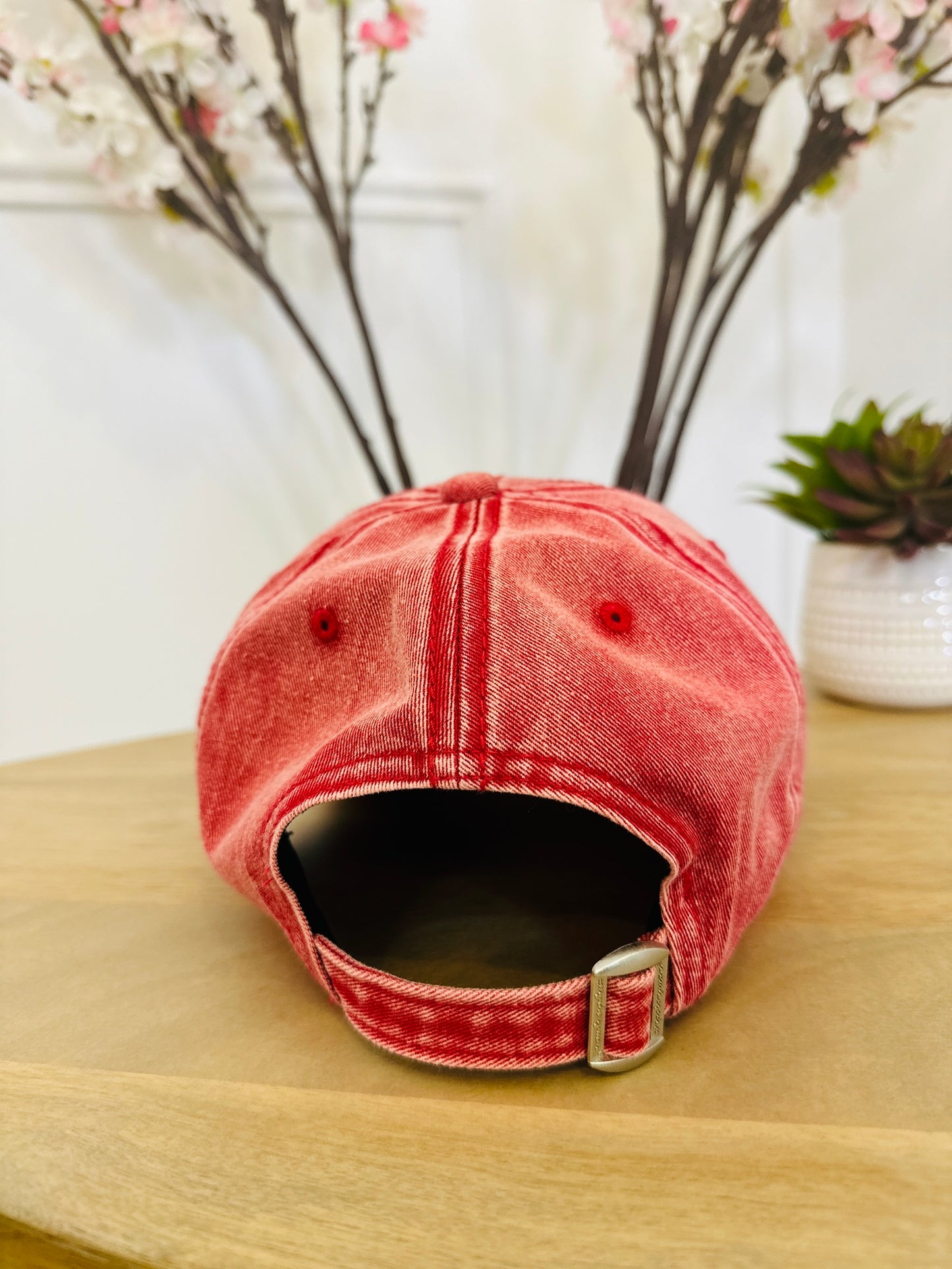 Casquette LA corail