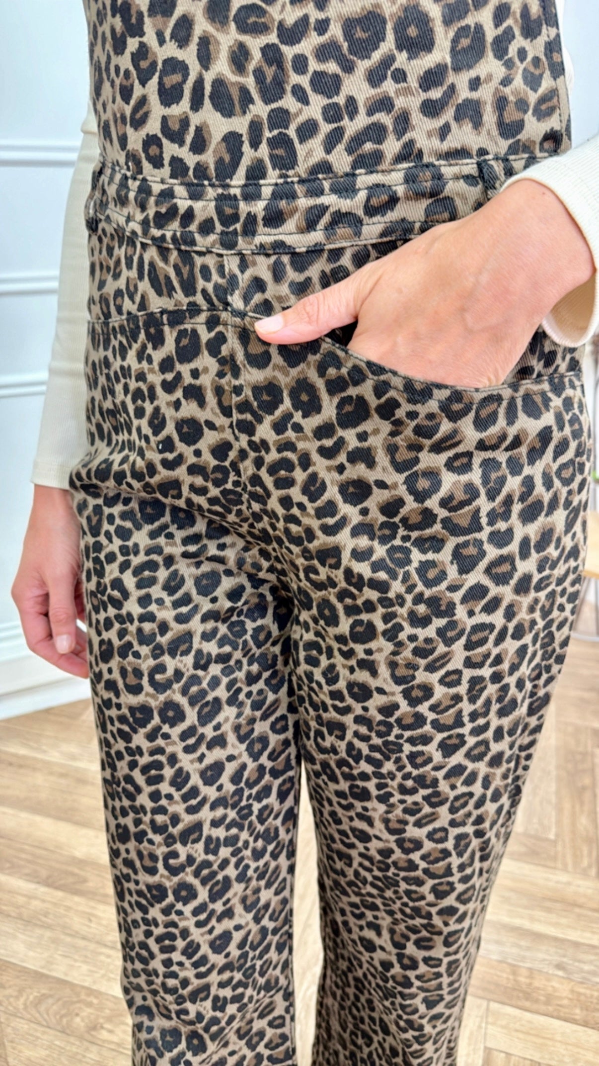 Salopette Oguste Léopard