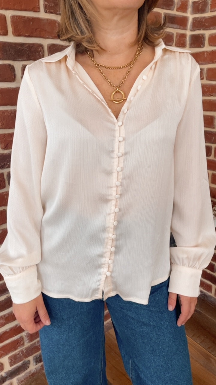 Blouse Tiffaine Beige
