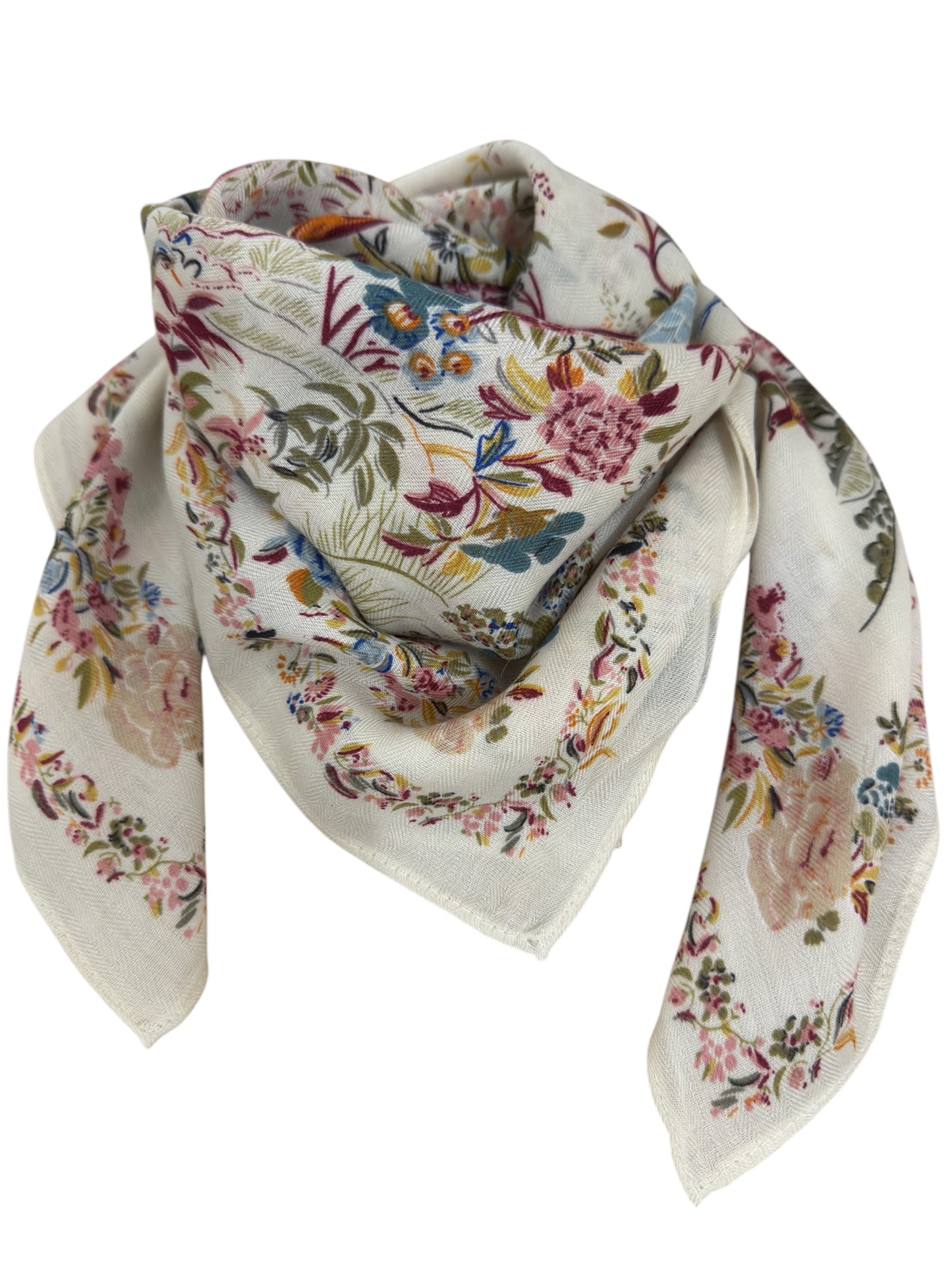 Carré Aurelia Bordeaux Fleuri