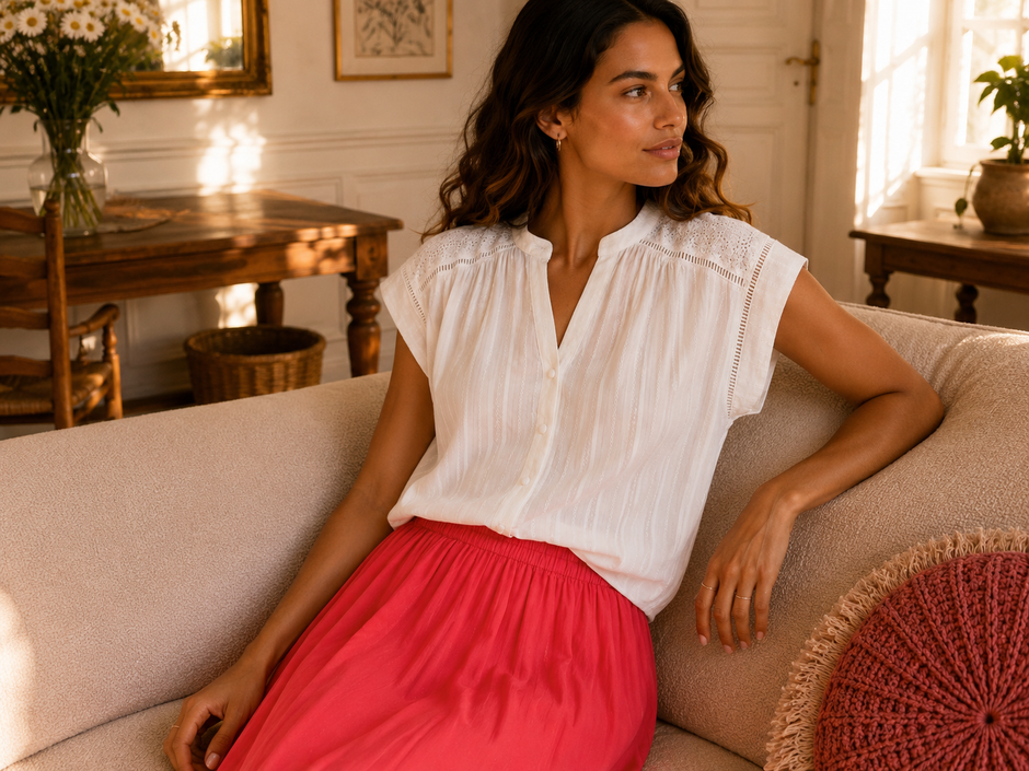Blouse Perla Ecrue