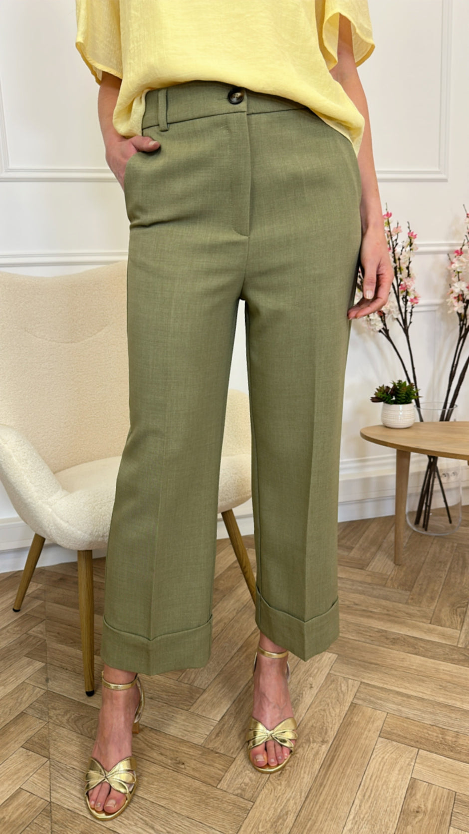 Pantalon Charline Kaki