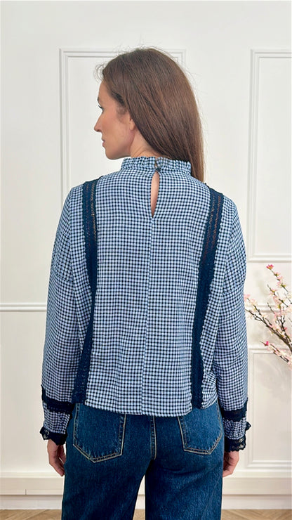 Blouse Saminay Carreaux
