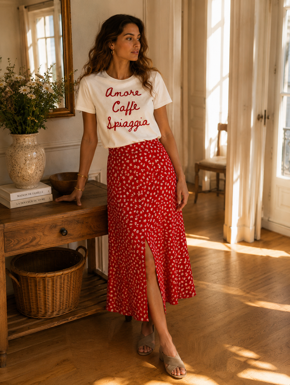 Jupe Mina Rouge