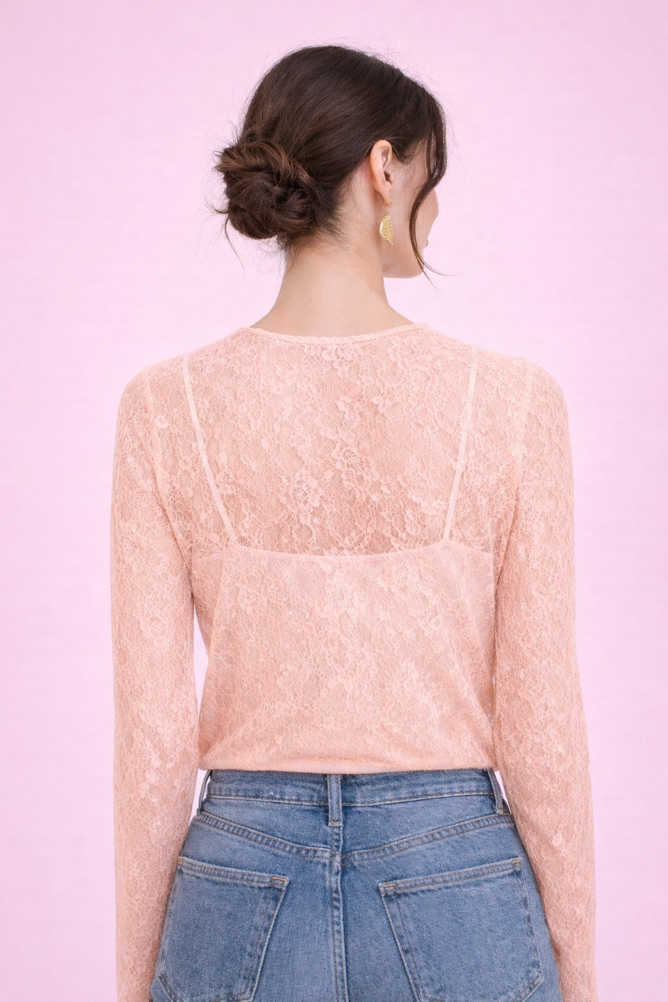 Top Dentelle Micela Poudre