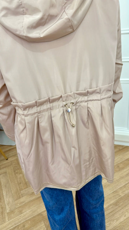 Veste Imperméable Hailey Taupe
