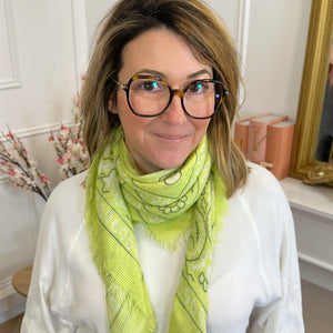 Foulard Brandy Jaune Fluo