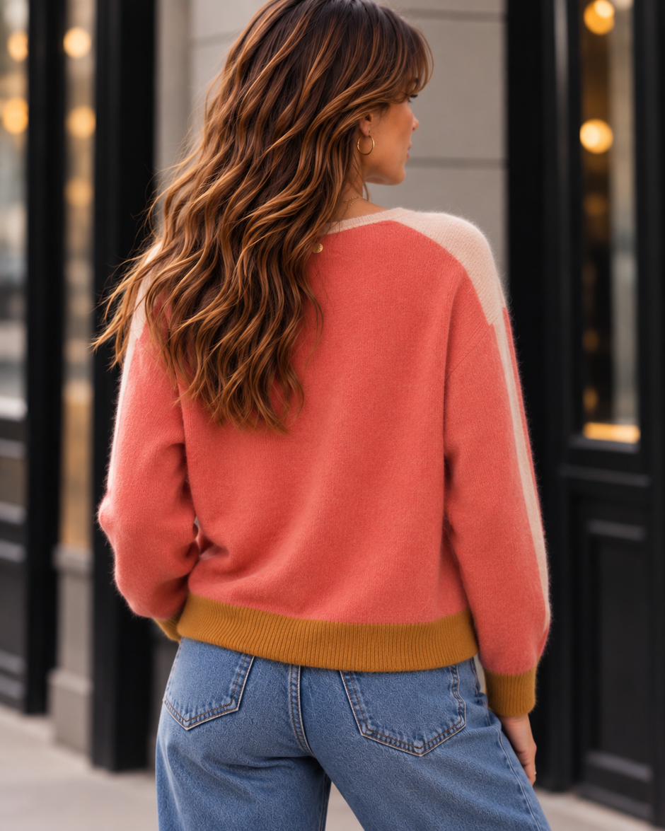 Pull Lysea Beige Orange