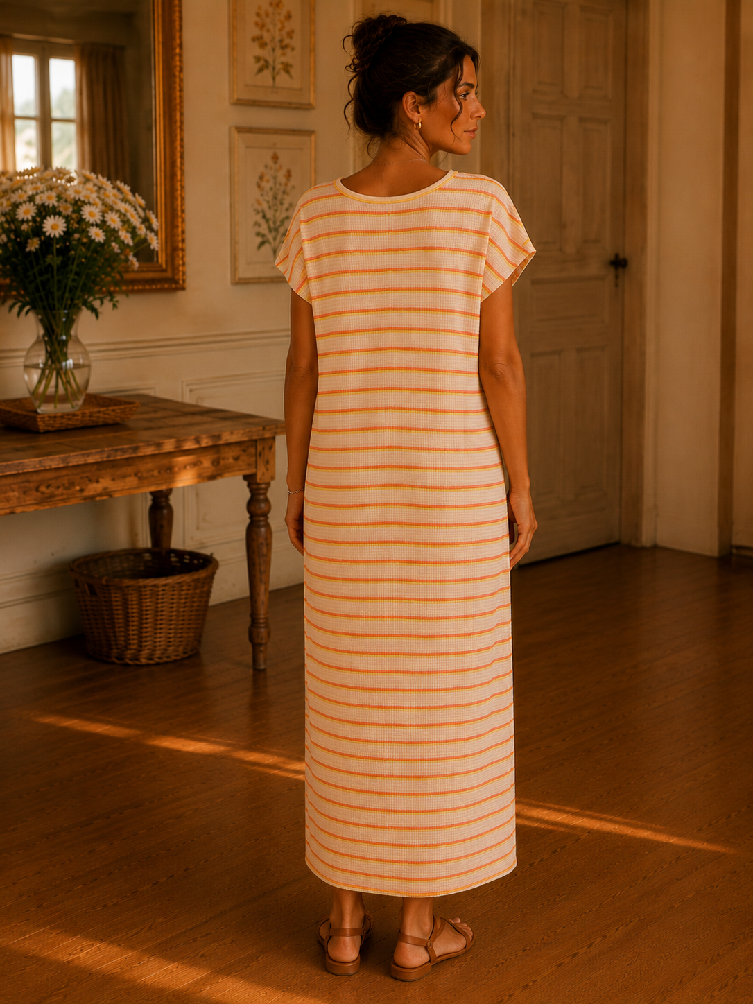 Robe Malou jaune fluo