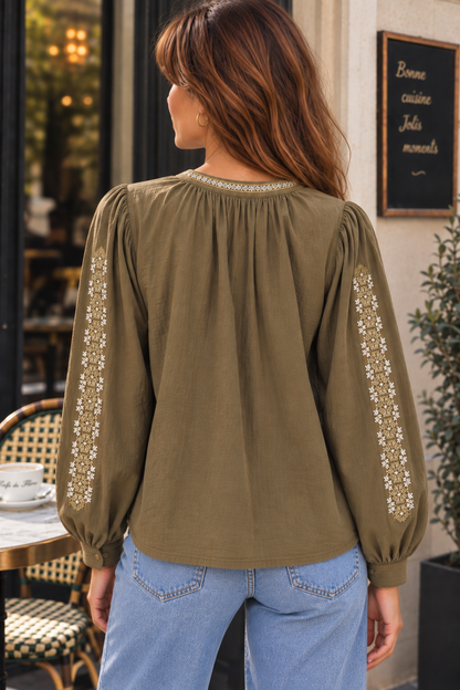 Blouse Emmie kaki
