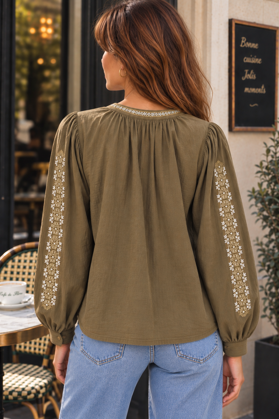 Blouse Emmie kaki