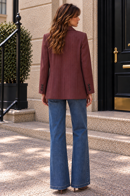Blazer Viviane Bordeaux