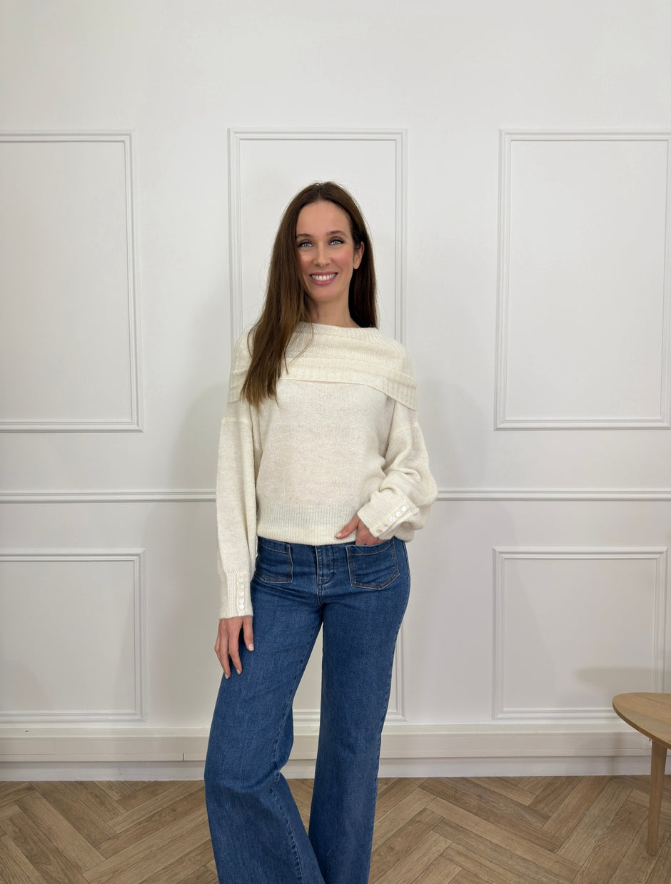 Pull Kamara Ecru