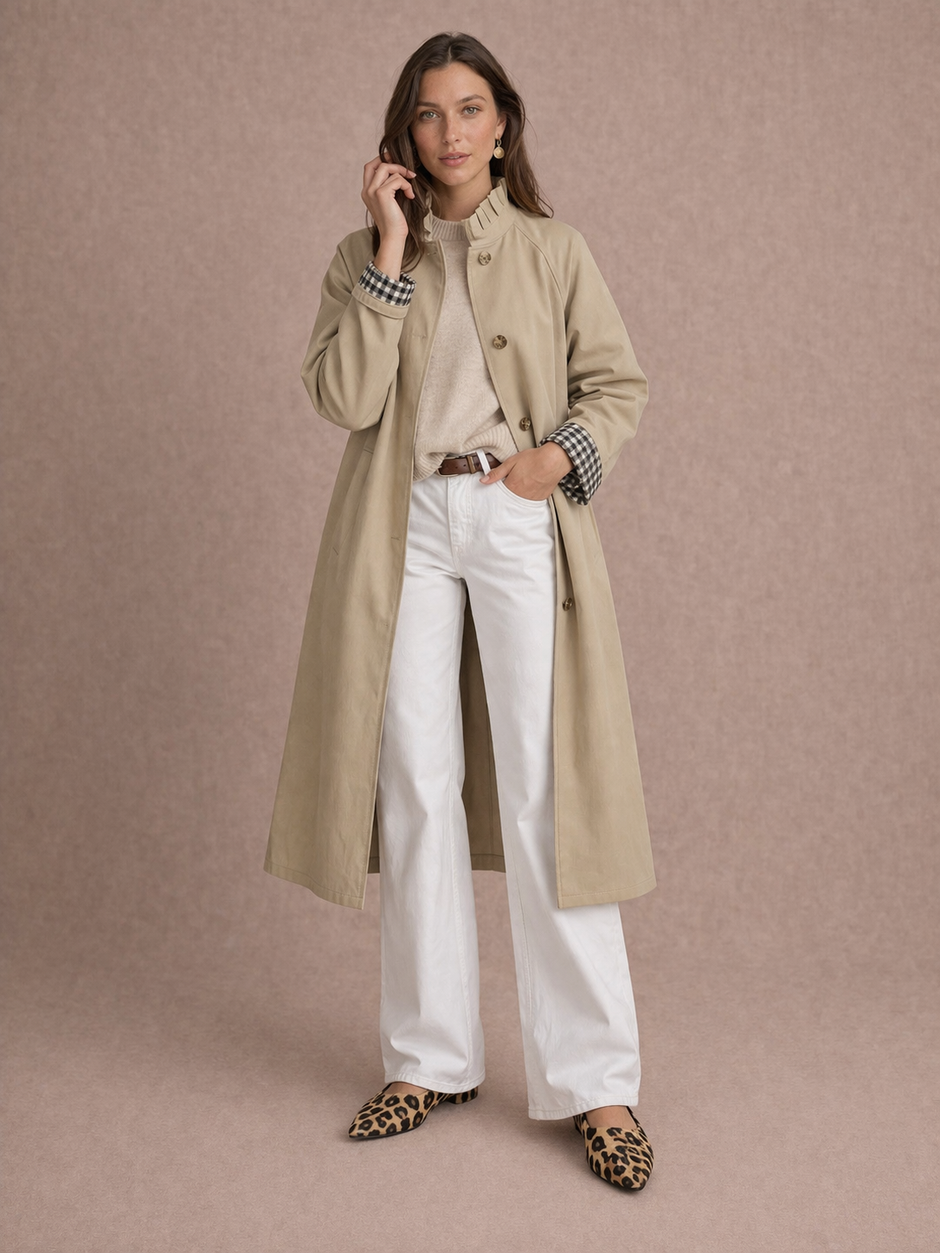 Trench Romane Beige