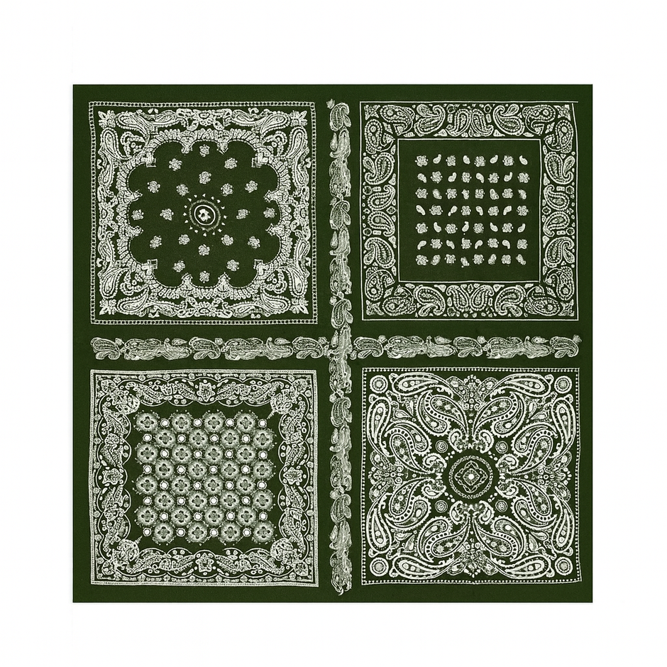 Foulard Adélice Kaki