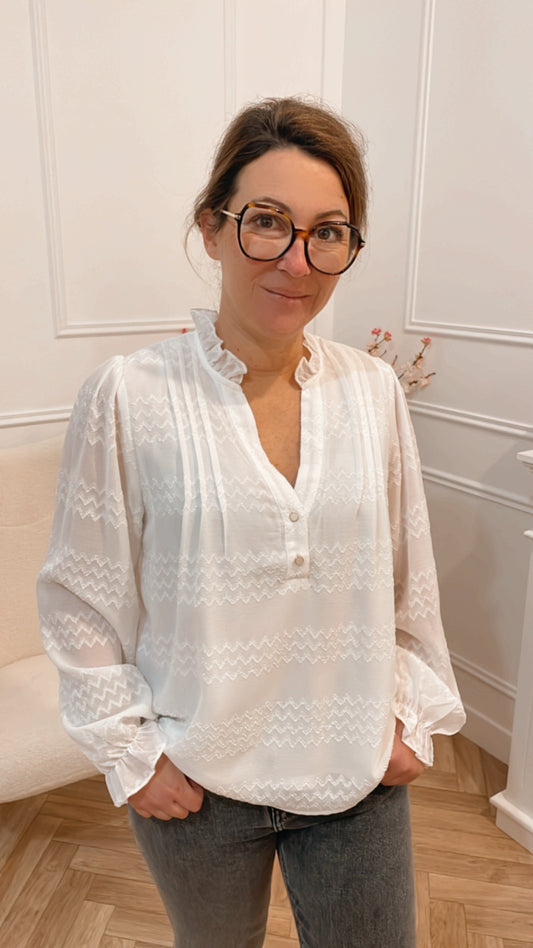 Blouse Ezia Ecru