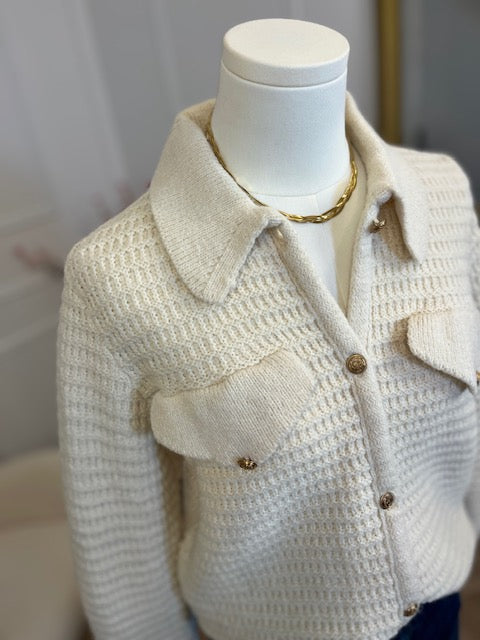 Cardigan Venico Ecru