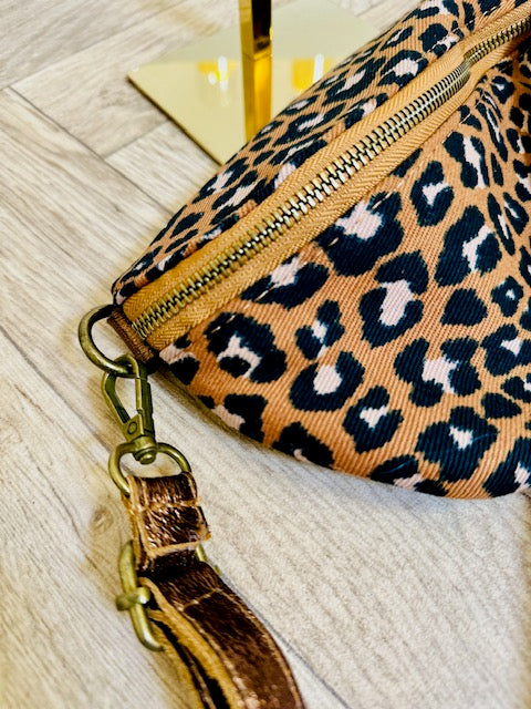 Banane Clarisse Léopard Coton