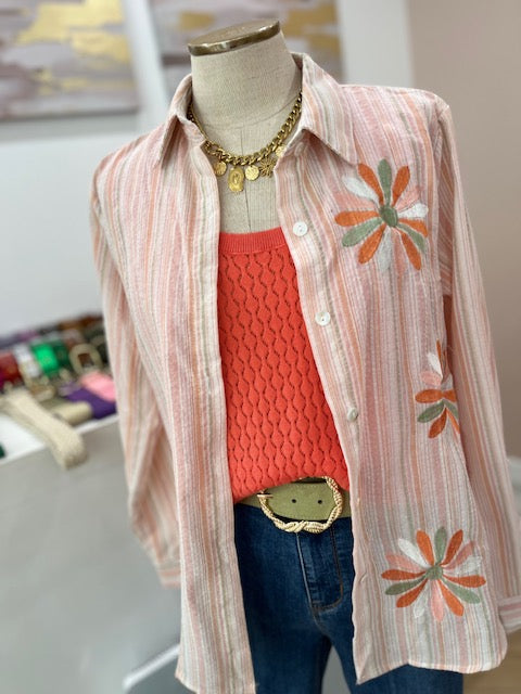 Chemise Junine Corail