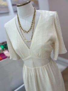 Robe Zélie beige