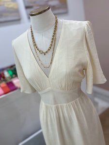 Robe Zélie beige