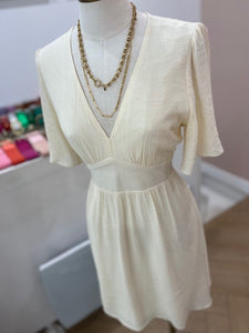 Robe Zélie beige