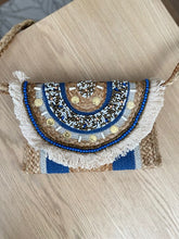 Charger l&#39;image dans la galerie, Sac jute bleu
