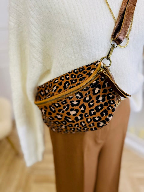 Banane Clarisse Léopard Coton