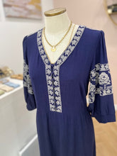 Charger l&#39;image dans la galerie, Robe Bohemian navy
