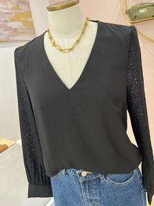 BLOUSE LANA NOIR