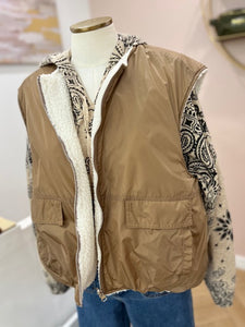 Gilet reversible Trish CAMEL