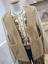 Charger l&#39;image dans la galerie, Gilet Mitchell camel
