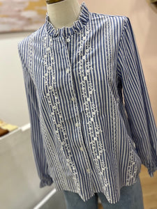 chemise alba rayure bleu